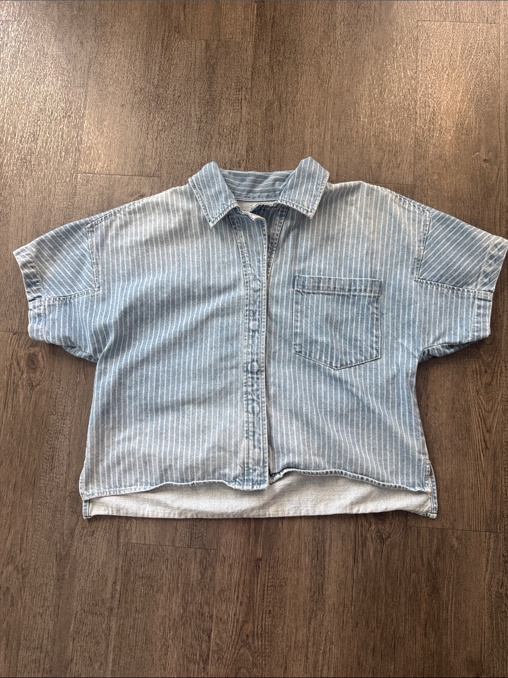pistola Light Blue Striped Button-Down woman’s shirt